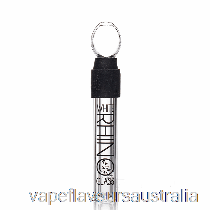 Vape Australia White Rhino Glass Blunt Slider Clear